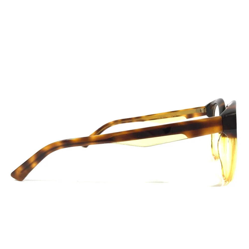 Alfred Kerbs Eyeglasses Frames ANDREA YW Yellow Brown Tortoise 53-18-145